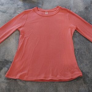 Outdoor Voices Waffle Longsleeve - Desert Rose Size Medium